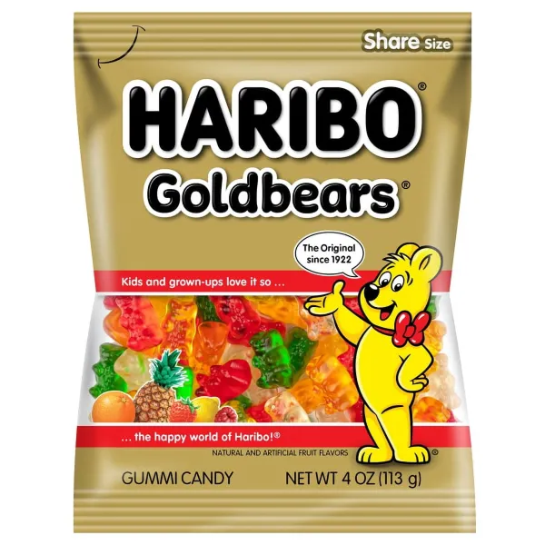 Haribo Goldbears Gummy Bears 4oz